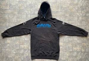Subaru Rally Team Hoodie Herren gewaschenes Etikett keine Größe Racing Travis Pastrana Y2K schwarz - Bild 1 von 19