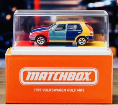 Matchbox 1995 Volkswagen Golf Arlequim - Novo/selado - Imagem 1 de 4