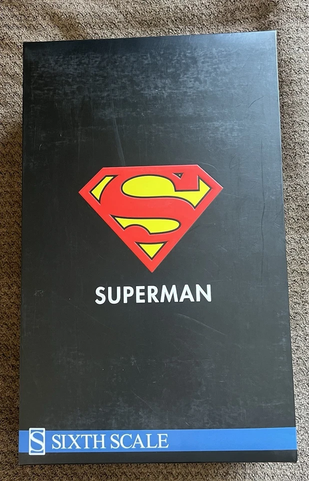 Boneco Superman completo na caixa 1/6 | Sexta escala | DC Comics Sideshow 2014 - Imagem 1 de 4