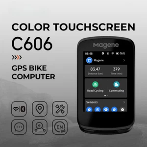 Touchscreen GPS Bike Computer Navigation WiFi Cycle Speedometer Cycling Digital - Picture 1 of 28