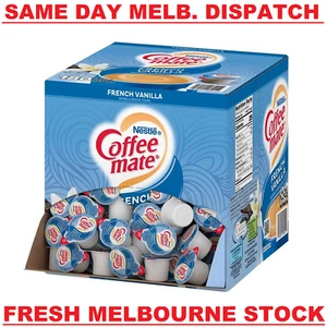 NESTLE Coffee Mate Coffee Liquid Creamer FRENCH VANILLA 180 Pack Box MELB STOCK - Picture 1 of 6
