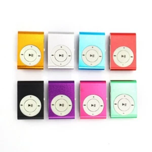 Mini Clip MP3 Audio Player with LCD Screen Accommodates 32GB TF Card - Picture 1 of 13