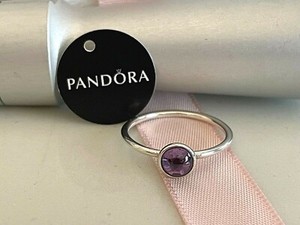 Las mejores ofertas en Anillos de Moda Púrpura PANDORA | eBay
