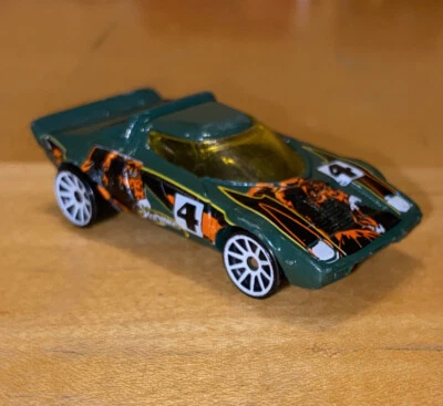 De colección 2001 Hot Wheels Lancia Startos Raro Blanco Ruedas Babuino Chimpancé Antiguo + Foto 1 de 4