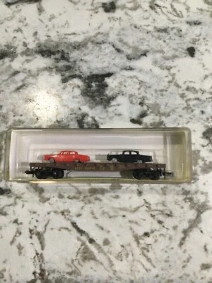 Model Power N Scale 4010 50’ Flatcar - Image 1 of 3