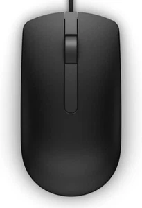 Dell MS116 - Mouse - Optical - 2 Buttons - Wired - USB - Black - Picture 1 of 5