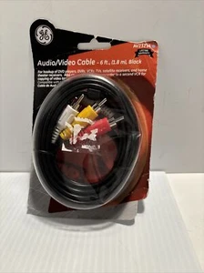 GE Audio / Video CABLE 6 Feet (1.8m) Black 23216 (x) - Picture 1 of 2
