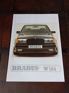 BRABUS AUTOSPORT MERCEDES BENZ Auf Basis W124 SEDAN brochure Ufficiale Tedesco  - Bild 1 von 5