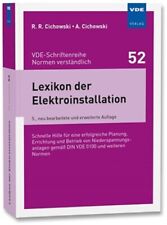 VDE 52 Lexikon der Installationstechnik 5. Auflage Normen VDE Schriftenreihe