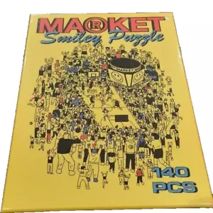 OFFICIAL CHINATOWN Market SMILE Y WORLD BBALL GAME PUZZLE Collab 140 Pcs NWT - Picture 1 of 3