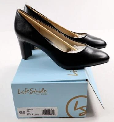 Zapatos de tacón alto LifeStride para mujer talla 9,5 M negros Gigi Foto 1 de 4