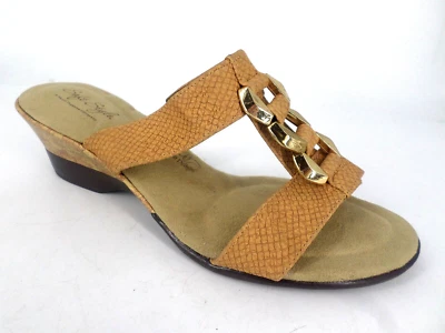Hush Puppies Soft Style Dalis Mid Heel Slip On Sandal UK 6.5 EU 40 LN08 AA 05 - Image 1 of 4
