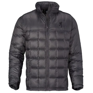 Browning Windy Mountain Black Stand Up Collar Zip Up Mens Down Jacket Large NWT - Picture 1 of 9