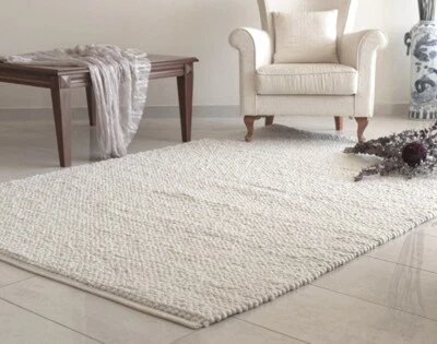 ALFOMBRA DE YUTE TEJIDO PLANO 5x8 con estilo | gran calidad | 100% lana | alfombra de lana Foto 1 de 4