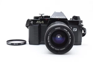 【NEAR MINT】Canon AL-1 QF 35mm Film Camera Black New FD NFD 35-70mm f4 From JAPAN - Picture 1 of 14