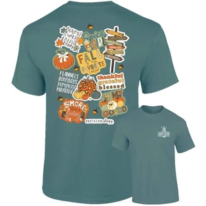Southernology Decals Pumpkin Fall Comfort Colors T-Shirt - Picture 1 of 9