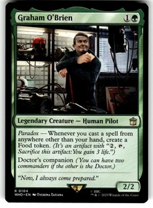 Graham O'Brien Universes Beyond: Doctor Who Regular MTG - Picture 1 of 2