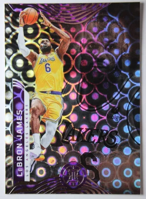 Tarjeta de colección trofeo Panini Illusions LeBron James Asia 2021 #96 como nueva Foto 1 de 2