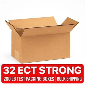 8x4x4 Premium Corrugated Shipping Boxes – Small Mailing Cartons | 25 50 100 200 - Picture 1 of 3