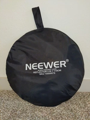 Reflector de luz plegable multidisco Neewer 43"/110 cm 5 en 1 para estudio fotográfico Foto 1 de 4