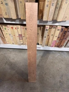 Curly Maple 🍁Roasted Figured neck blank 36x 4x .78 Strat Tele KD Wide - Picture 1 of 3