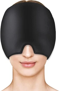 Migraine Relief Cap Headache Relief Cap Hat Head Ice Pack Wrap Migraine Cold Cap - Picture 1 of 12