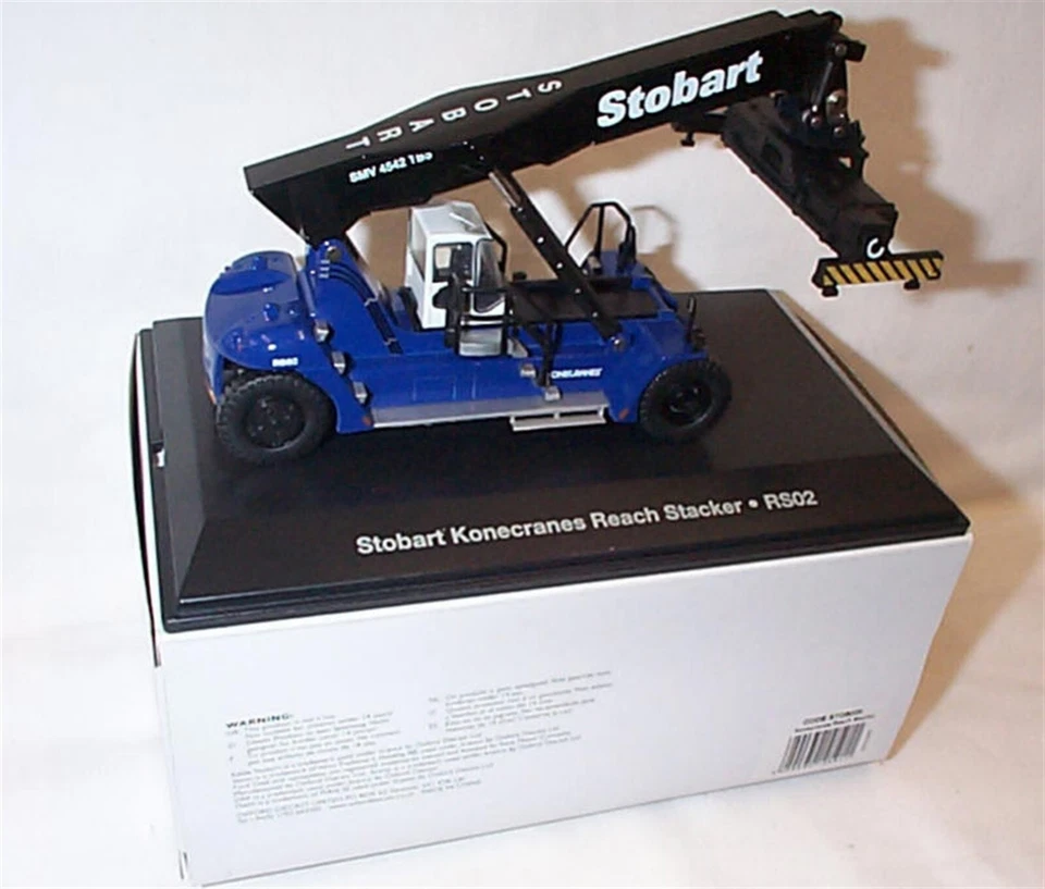 STOB020 Oxford Diecast 1:76 Stobart Konecranes Reach Stacker New in Box - Image 1 of 1