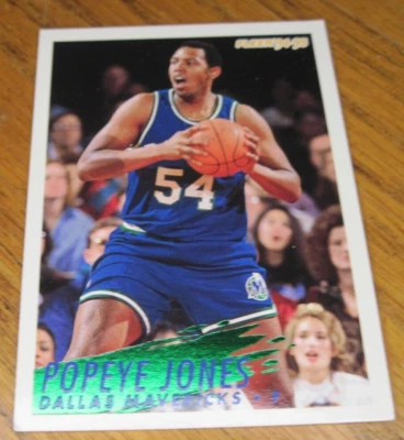 1994-95 Fleer Basketball #50 Popeye Jones - Image 1 of 2