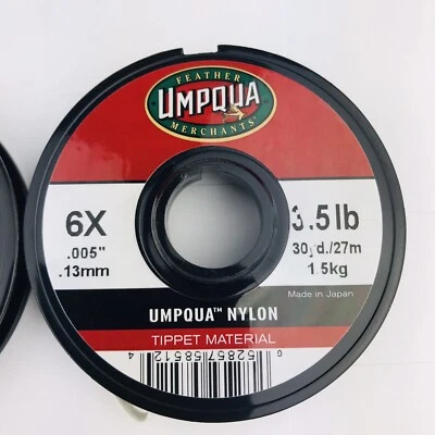 Tippet de nailon para pesca con mosca Umpqua 6X 3,5 lb 30 yardas Foto 1 de 2