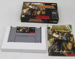 Soldiers of Fortune SNES Super Nintendo Complete CIB Good Condition! FAST SHIP - Picture 1 of 16