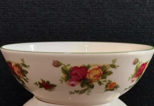 Royal Albert Old Country Roses 1999 Casual Classics Cereal Bowl Green Trim 6" - Picture 1 of 10