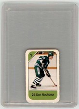 1982-83 POST CEREAL MINI NHL HOCKEY CARD DON NACHBAUR HARTFORD WHALERS #NNO