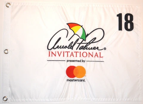 ARNOLD PALMER INVITATIONAL INVITE (White) EMBROIDERED Golf Flag Cover