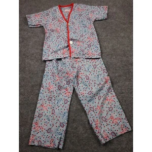 Vintage Tom'n Jerry Boys Pajama Set Size 6 Short Sleeve Tennis Pattern Red Blue - Picture 1 of 16
