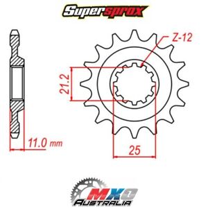 Supersprox Front Sprocket 15T for Husqvarna TC450 2004-2010 >520