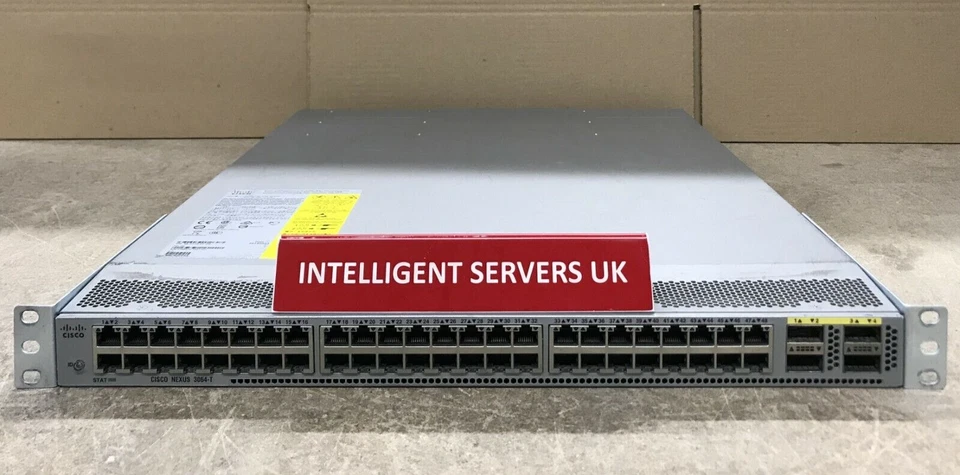Cisco Nexus N3K-C3064TQ-10GT 48x 10GBase-T and 4 QSFP+ ports Network Switch  - Image 1 of 2