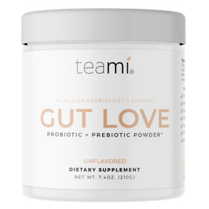 Teami Gut Love Probiotic Powder Prebiotic Dietary Supplement UK Supplier