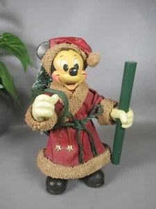 vintage Disney 1989 Kurt Alder Christmas Santa mickey mouse Mache xmas - Picture 1 of 7