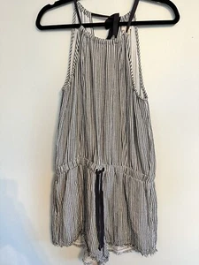 NWOT Cloth and Stone Susana Romper Sz S, striped, summer - Picture 1 of 9