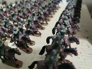 Homemade 1/72 WWII German Cavalry Colored Soldiers 10pcs/Set Finished Model NEW - Picture 1 of 5