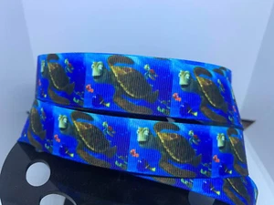 NEW 5 Yards 1 inch Disney Pixar "Finding Nemo" Grosgrain Ribbon - Picture 1 of 1