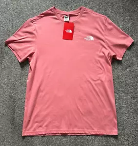 Rare - New + Tags The North Face Simple Dome Pink T Shirt - Mens Size L - Picture 1 of 6