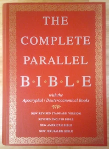 "The Complete Parallel Bible" NRSV REB NAB NJB Oxford University Press HC - Bild 1 von 12