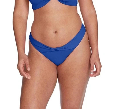 Pantalones de bikini Robin Piccone Olivia descarados de pierna alta en zafiro talla L nuevos sin etiquetas Foto 1 de 4