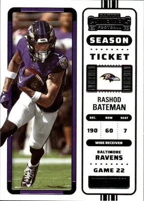2022 Panini Contenders #6 Rashod Bateman [GOATCARDS] - Image 1 of 2