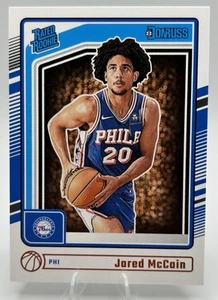 2024-25 DONRUSS RATED ROOKIE JARED MCCAIN RC PHILADELPHIA 76ERS #228 - Picture 1 of 4