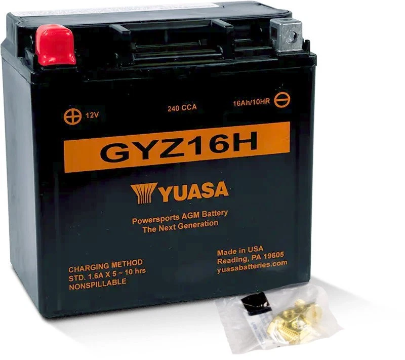 Yuasa AGM Maintenance-Free Battery GYZ16H for ATV Foto 1 de 1