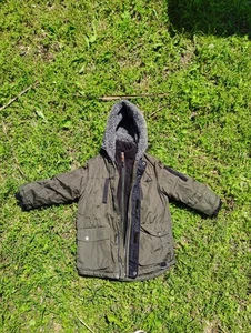 Big Chill Boy's Sherpa Lined Expedition Series Jacket Forest Size 4 Kids Ski - Picture 1 of 13