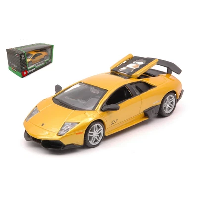LAMBORGHINI MURCIELAGO LP670-4 SV 2011 YELLOW 1:32 Burago Auto Stradali Modellin - Immagine 1 di 3