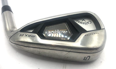 Callaway Rogue ST MAX OS 5 Iron TT Elevate MP Regular Steel Shaft *Good* - Image 1 of 4